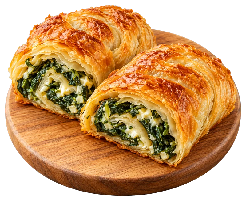 Ispanaklı Rulo Börek